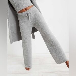 Aerie Gray Cozy Pajama Set